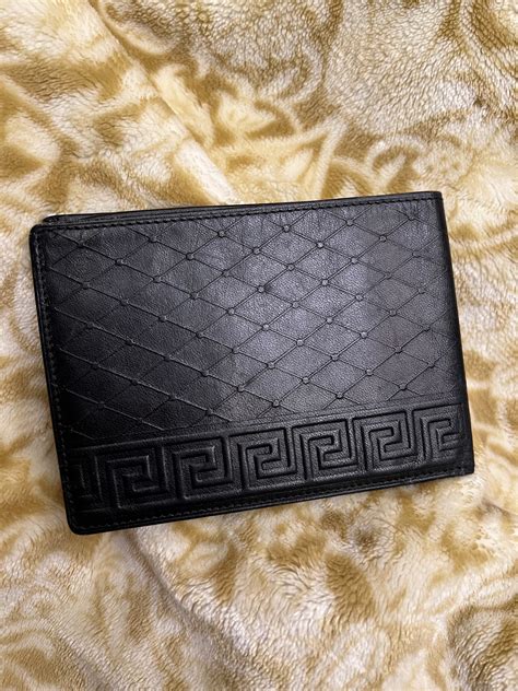 mens versace wallets|gianni versace wallet price.